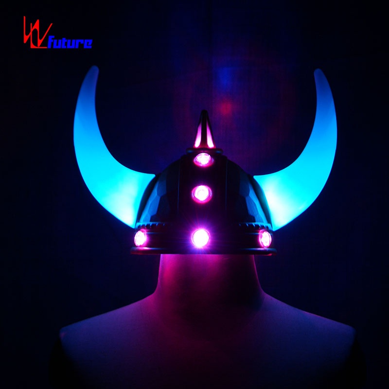 Future LED light emitting props horn helmet WL-134