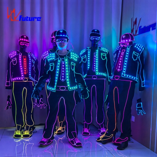 Led可编程电光舞嘻哈舞蹈服