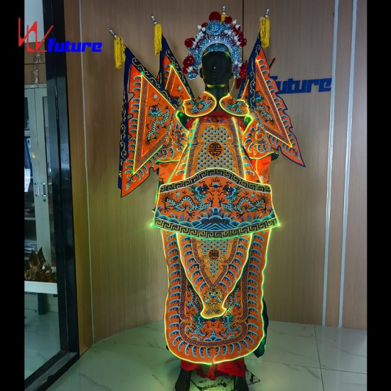 光纤发光戏曲服装 ​