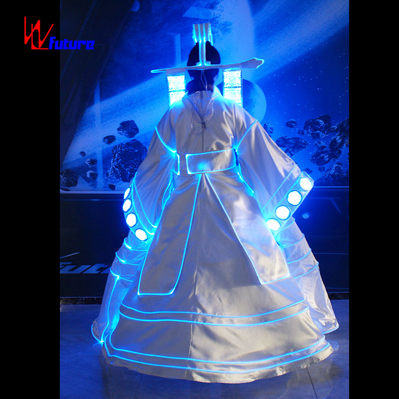 The development of luminous clothing