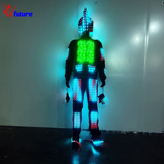 LED发光智能战士套装和头盔