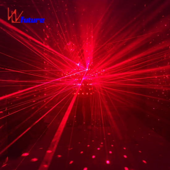 Red LED light suit