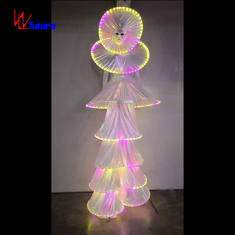 LED lighting fashion personality stilt clothing