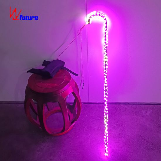 Full color glow crutches