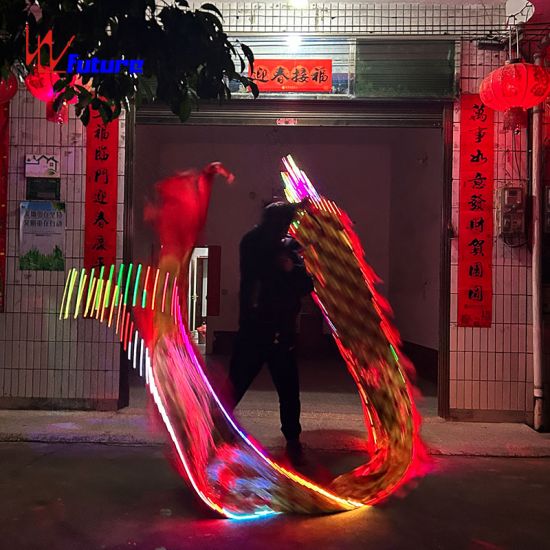 Led全彩发光甩带龙