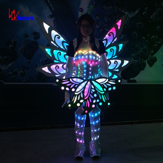 LED蝴蝶精灵表演服