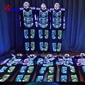 Future custom optical fiber light emitting clothing India's Got Talent stage performance costumes WL-126