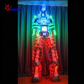 未来LED机器人服装LED服装高跷步行者服装LED显示屏WL-139
