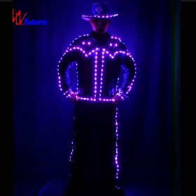 Future Talent dance LED clothing wireless programming control electric light dance clothing luminous jeans WL-141
