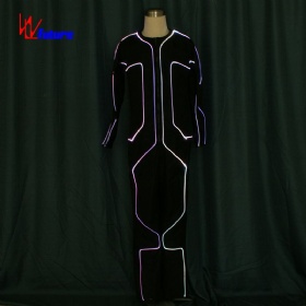 Future color change luminescent clothing stage performance fiber clothing line outline performance clothing WL-165