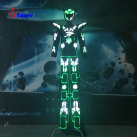 Adult Halloween costume Luminescent stilt dance cyborg costume technology innovation century flash fabric guide modern WL-183B