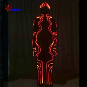 Optical fiber clothing WL-193 was performed in the future Phantom Color Change and light Clothing activity
