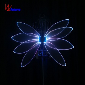 Future Halloween fiber-optic luminescent insect plays as wing glistening fluorescent wing WL-196