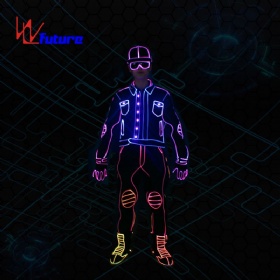 Future custom clothing talent show fashion boys LED luminous clothing WL-204