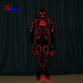 Future personalized fiber light emitting clothing Smiley face clown light emitting clothing WL-218