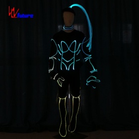 Future programming control optical fiber light emitting clothing female delicate ponytail girl performance clothing WL-223