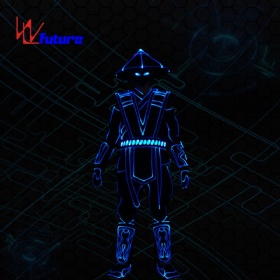 Future customized clothing Chinese wind martial arts suit hat masked man optical fiber light emitting clothing WL-223