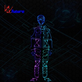 Future custom luminescent costume Grimace Clown stage performance fiber optic costume one-piece WL-234