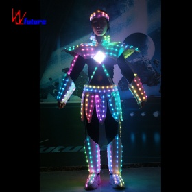 Future programming control LED robot light-emitting clothing electric light dance costume WL-254