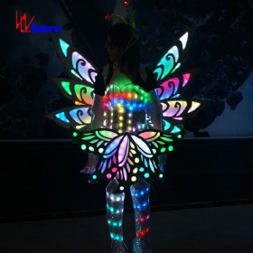 未来LED服装蝴蝶仙子漂亮翅膀幻彩发光服装WL-257