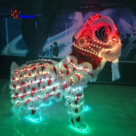 未来中国特色醒狮服装幻彩发光狮子道具WL-259