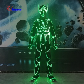Future wireless programming light emitting costume Flash costume Theater performance cosplay costume WL-267