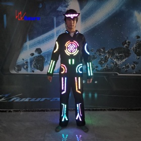 未来幻彩发光服装智能科技感表演服装WL-270
