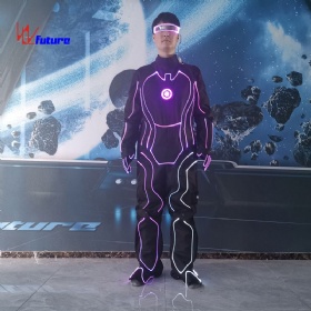 Future optical fiber light emitting clothing technology Warrior Ultra time and space light emitting clothing WL-273