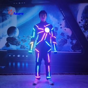 全彩LED发光服装焦点舞台演出发光服WL-277