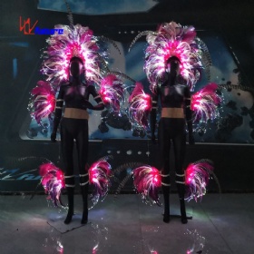 Latin American style luminescent feather props