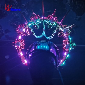 Colorful led luminous headwear