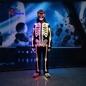 Halloween Skeleton glow suit