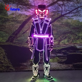青铜面具发光演出服装