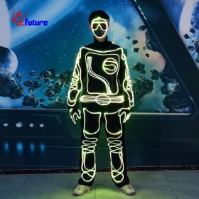 Clown Mask Man luminous costume