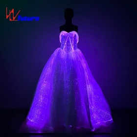 fiber optic wedding dress