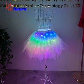 led mini skirt