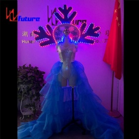 LED light snowflake dress