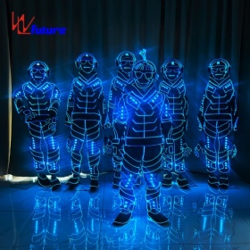 Fiber-optic LED fashionable dance outfit
