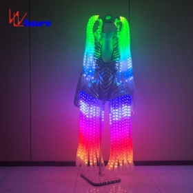 Led glowing hairband light strip dress