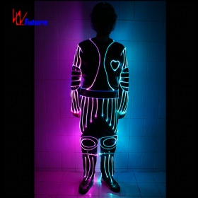 Future talent show dance fiber clothing wireless programming control electro-optic dance clothing