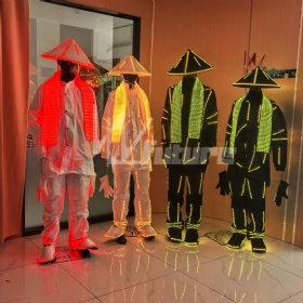 LED Lighted Warrior Costume