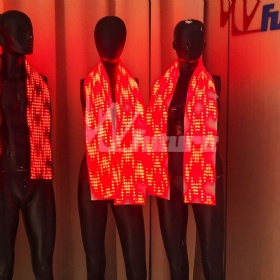LED lighted scarf