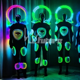LED lighting dance costumes