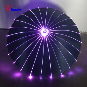 Colorful optical fiber line color exhibition performance supplies props umbrella WL-47