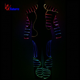 Programmable panchromatic fiber hot dance dance costume luminous boys group dance costume Dance performance rave costume WL-61