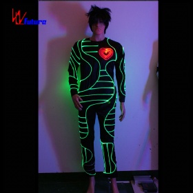 Optical fiber light emitting clothing LED clothing stage performance clothing WL-68