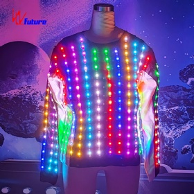 Led Marauder Stage Costume Light costume Led Robot suit Lead costume Light suit WL-77
