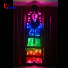 Future LED Robot Clothing LED clothing Stilt Walker clothing LED clothing helmet WL-78