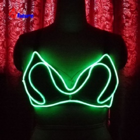 Sexy clothing fiber optic light bra Sexy clothing fiber optic light bra