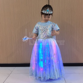 LED-lit Snow Princess Dress